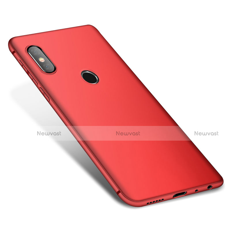 Ultra-thin Silicone Gel Soft Case S01 for Xiaomi Redmi Note 5 AI Dual Camera Red