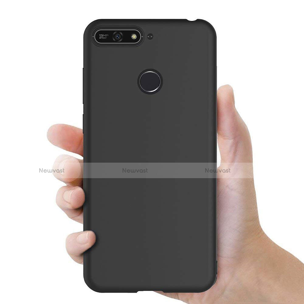 Ultra-thin Silicone Gel Soft Case S02 for Huawei Enjoy 8e Black