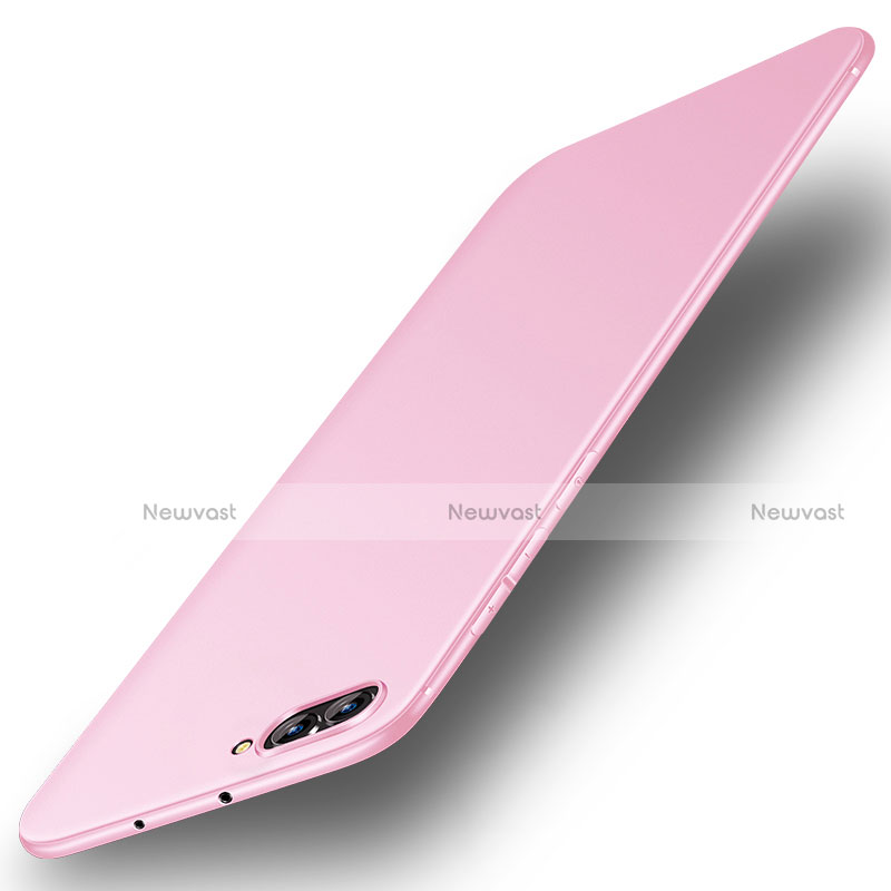 Ultra-thin Silicone Gel Soft Case S02 for Huawei Honor V10 Pink