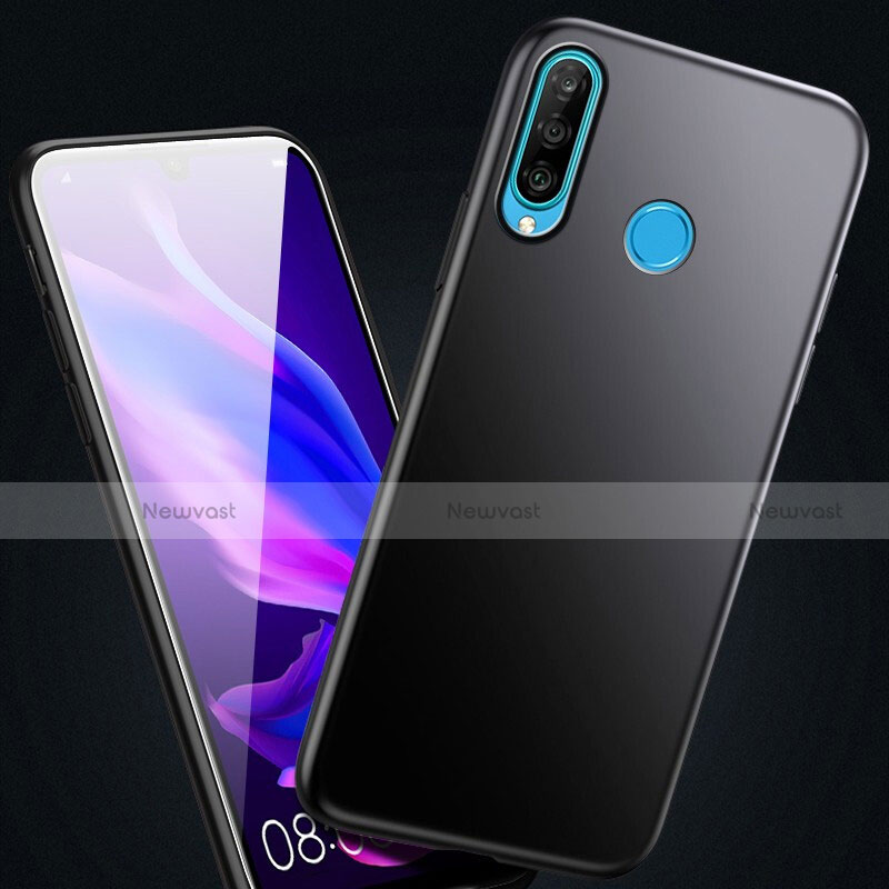 Ultra-thin Silicone Gel Soft Case S02 for Huawei P30 Lite XL Black