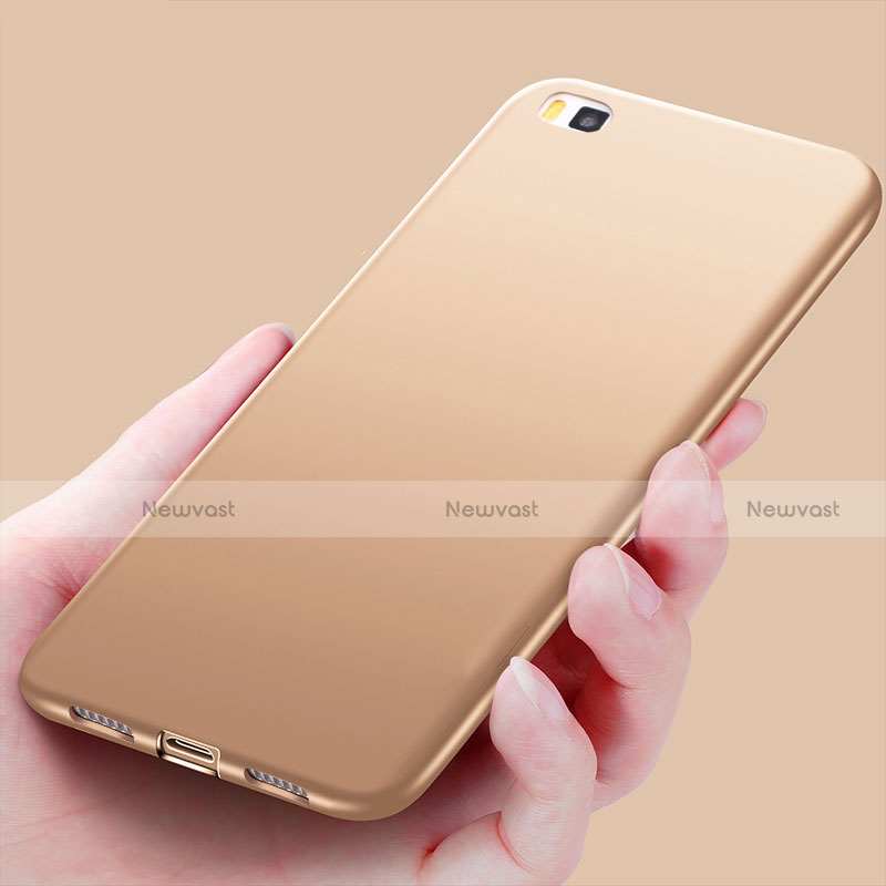 Ultra-thin Silicone Gel Soft Case S02 for Huawei P8 Gold