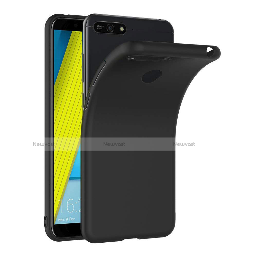 Ultra-thin Silicone Gel Soft Case S02 for Huawei Y6 Prime (2018) Black