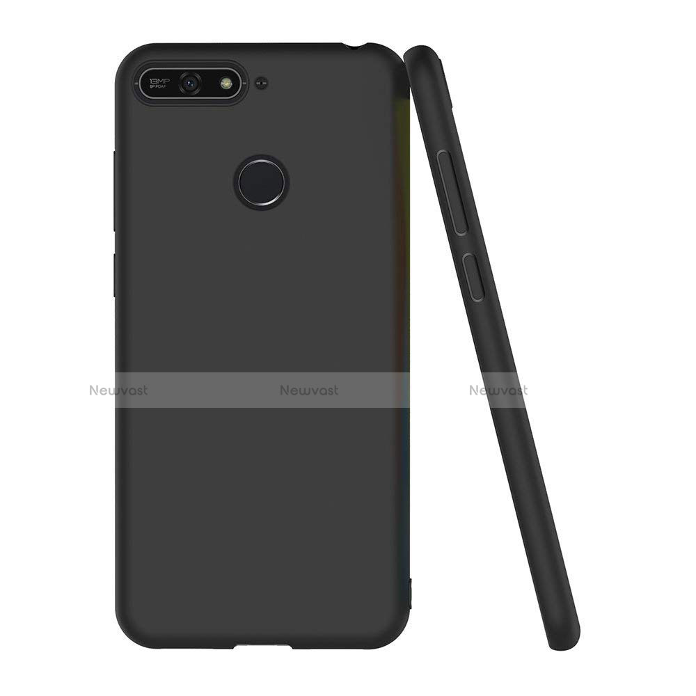 Ultra-thin Silicone Gel Soft Case S02 for Huawei Y6 Prime (2018) Black