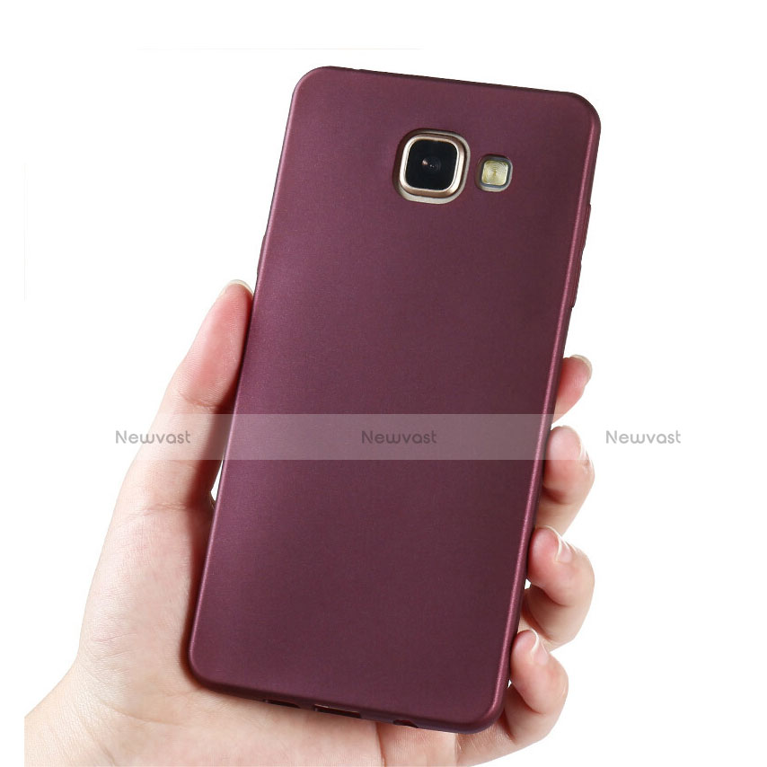 Ultra-thin Silicone Gel Soft Case S02 for Samsung Galaxy A5 (2016) SM-A510F Purple