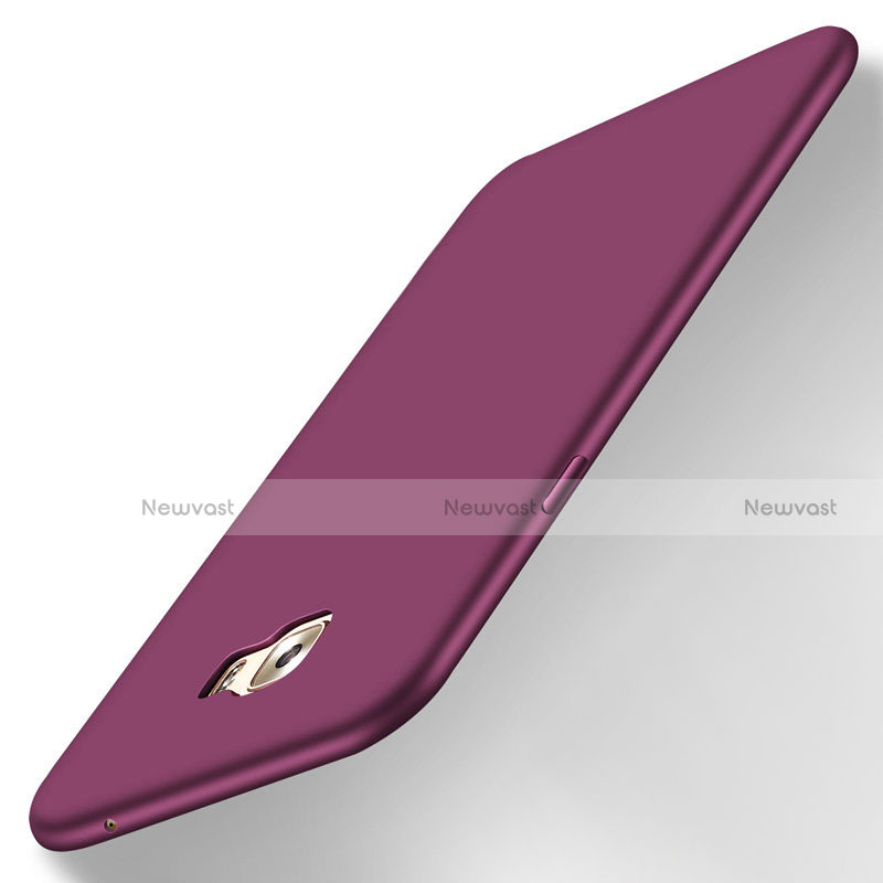 Ultra-thin Silicone Gel Soft Case S02 for Samsung Galaxy C5 SM-C5000 Purple