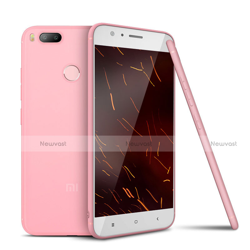 Ultra-thin Silicone Gel Soft Case S02 for Xiaomi Mi 5X Pink