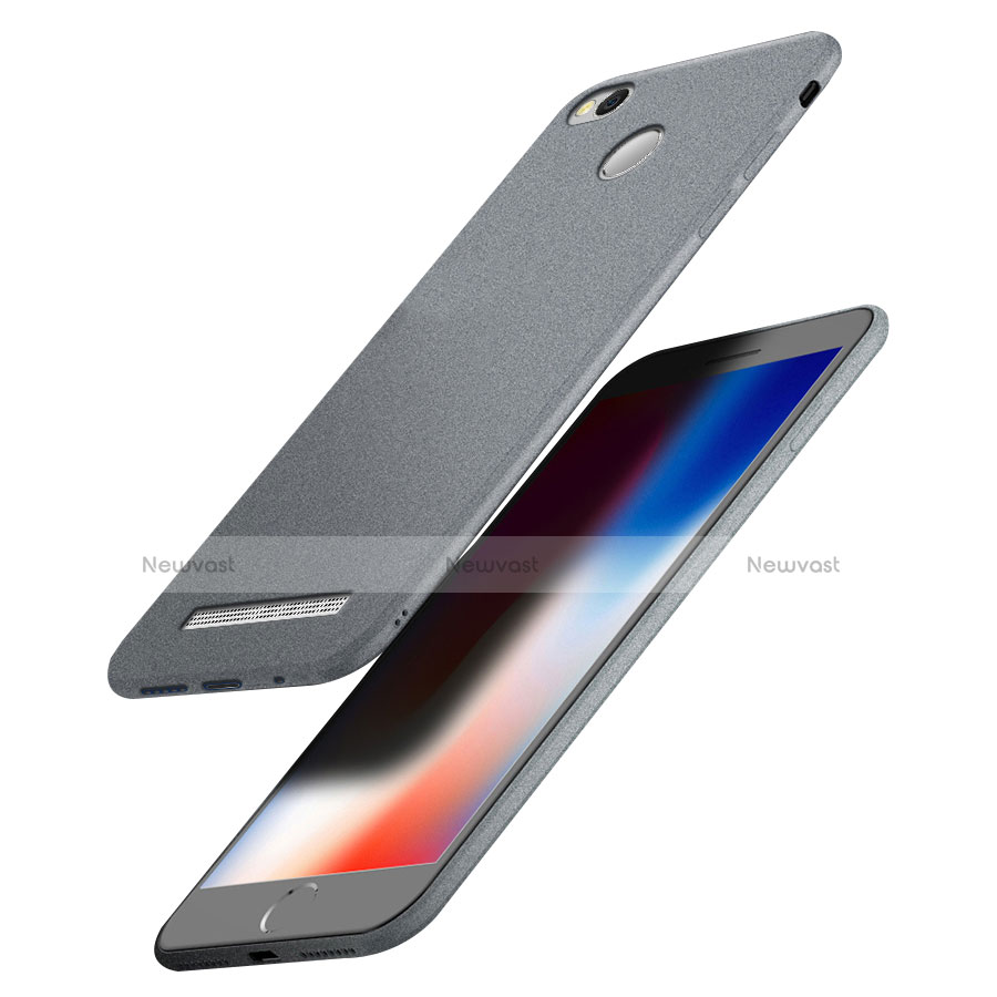 Ultra-thin Silicone Gel Soft Case S02 for Xiaomi Redmi 3 Pro Gray