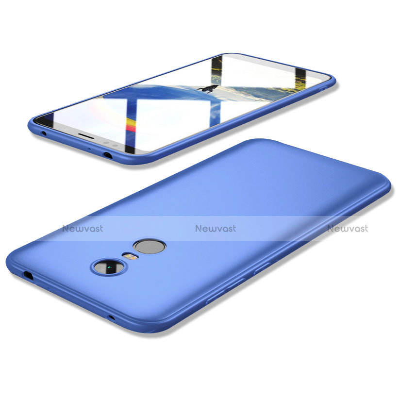 Ultra-thin Silicone Gel Soft Case S02 for Xiaomi Redmi 5 Plus Blue