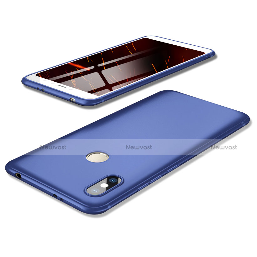 Ultra-thin Silicone Gel Soft Case S02 for Xiaomi Redmi Y2 Blue