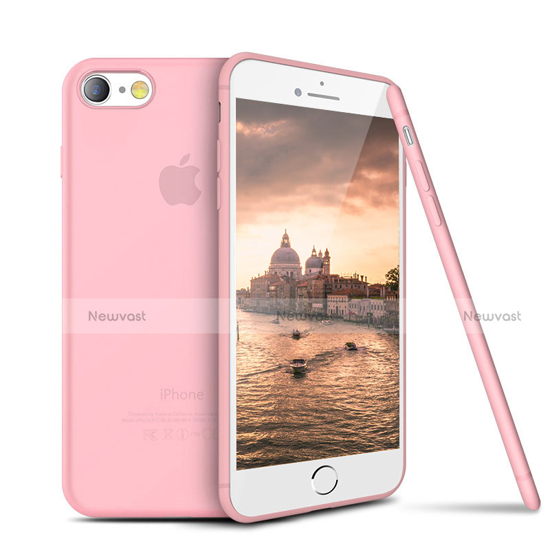 Ultra-thin Silicone Gel Soft Case S03 for Apple iPhone 7 Pink