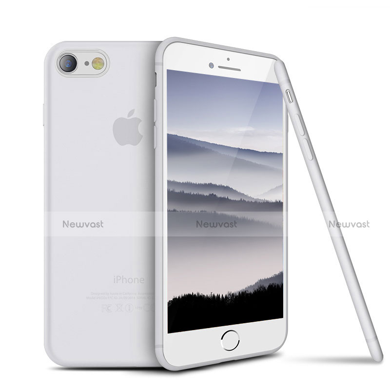 Ultra-thin Silicone Gel Soft Case S03 for Apple iPhone 8 White