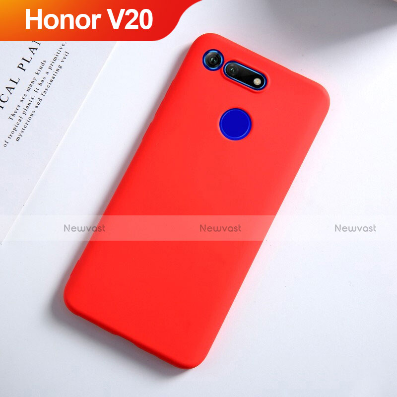 Ultra-thin Silicone Gel Soft Case S03 for Huawei Honor V20 Red