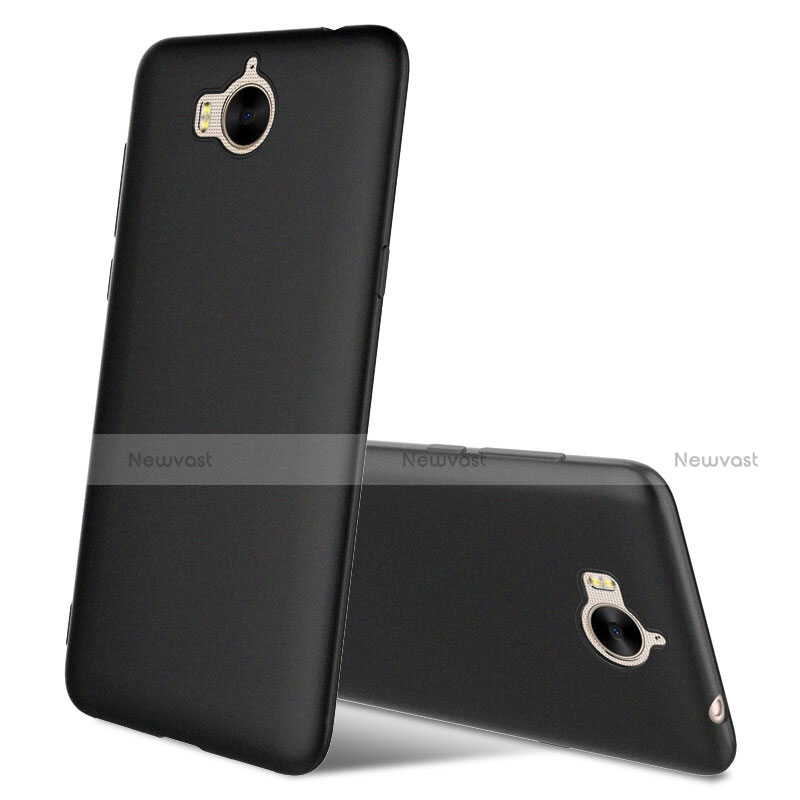 Ultra-thin Silicone Gel Soft Case S03 for Huawei Y5 III Y5 3 Black