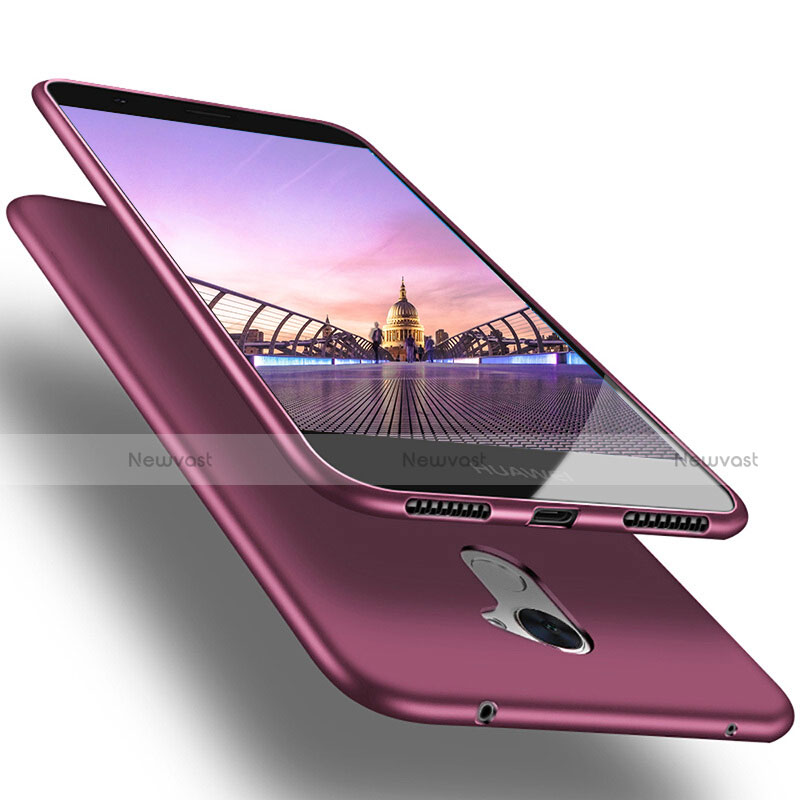 Ultra-thin Silicone Gel Soft Case S03 for Huawei Y7 Prime Purple