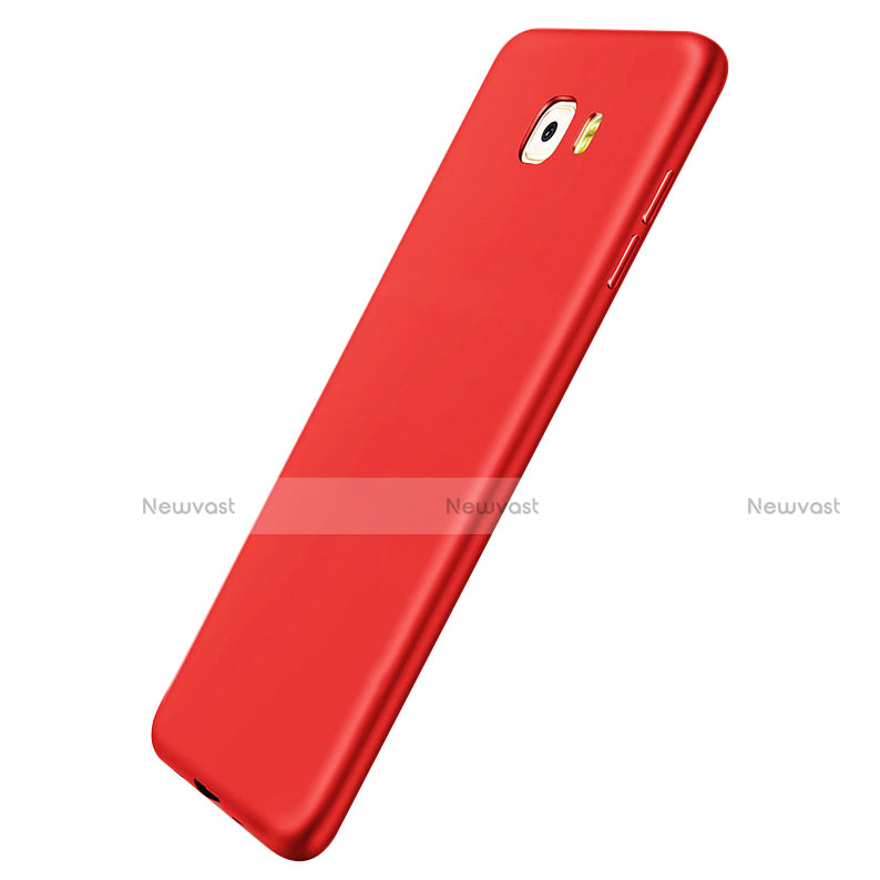 Ultra-thin Silicone Gel Soft Case S03 for Samsung Galaxy C9 Pro C9000 Red