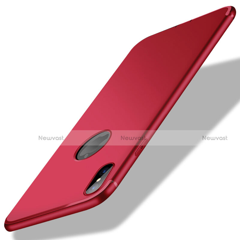 Ultra-thin Silicone Gel Soft Case S04 for Apple iPhone X Red