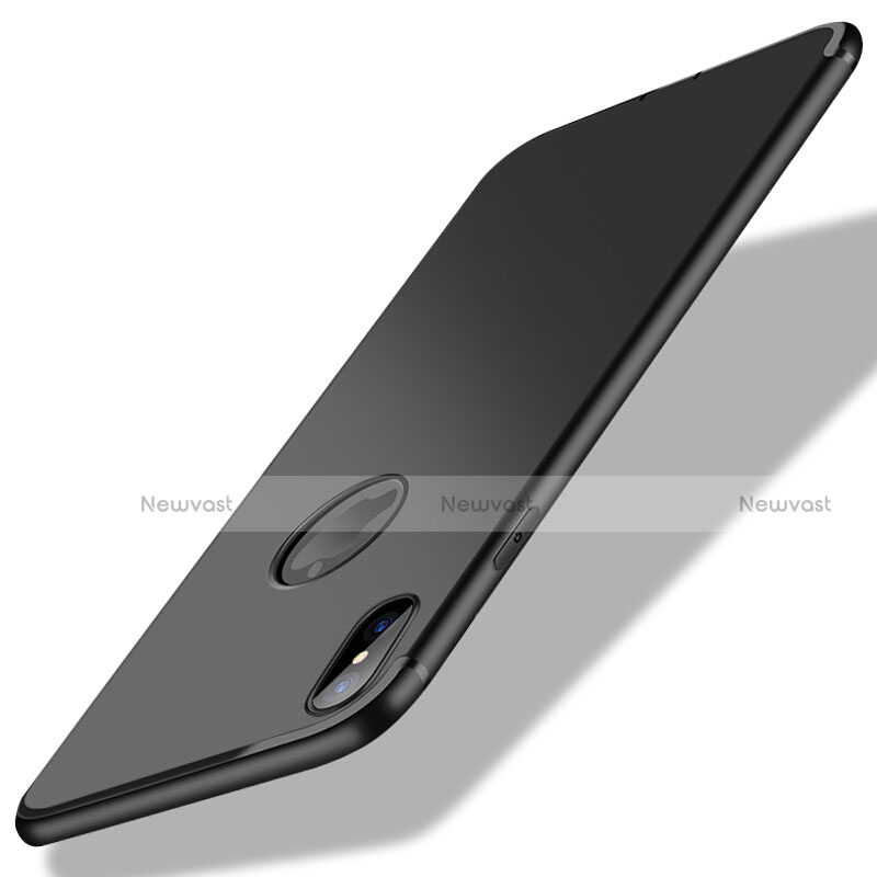 Ultra-thin Silicone Gel Soft Case S04 for Apple iPhone Xs Max Black