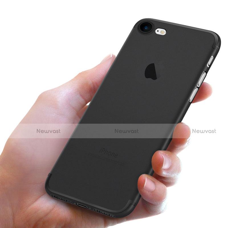 Ultra-thin Silicone Gel Soft Case S05 for Apple iPhone 7 Black