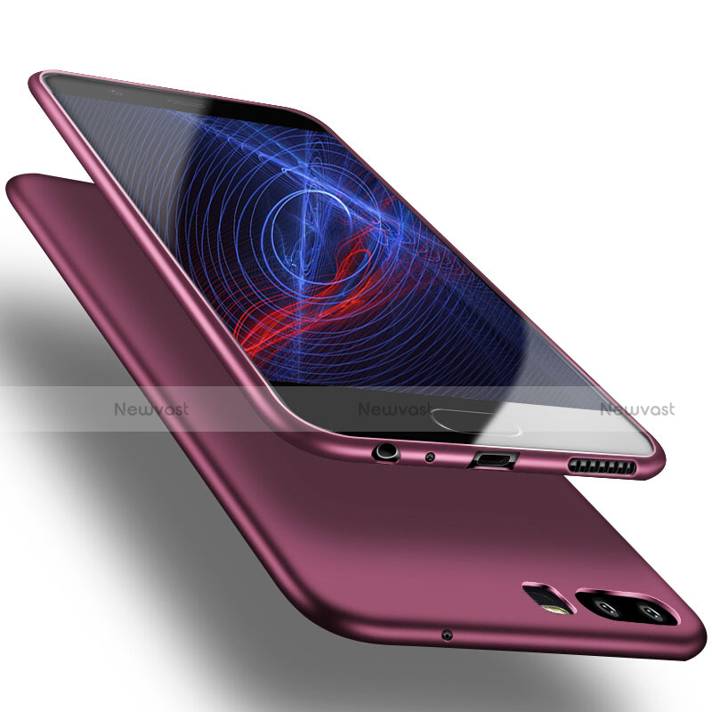 Ultra-thin Silicone Gel Soft Case S05 for Huawei P10 Purple