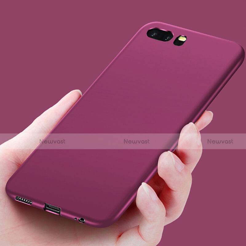 Ultra-thin Silicone Gel Soft Case S05 for Huawei P10 Purple