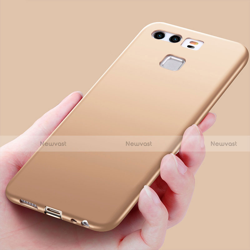 Ultra-thin Silicone Gel Soft Case S05 for Huawei P9 Gold