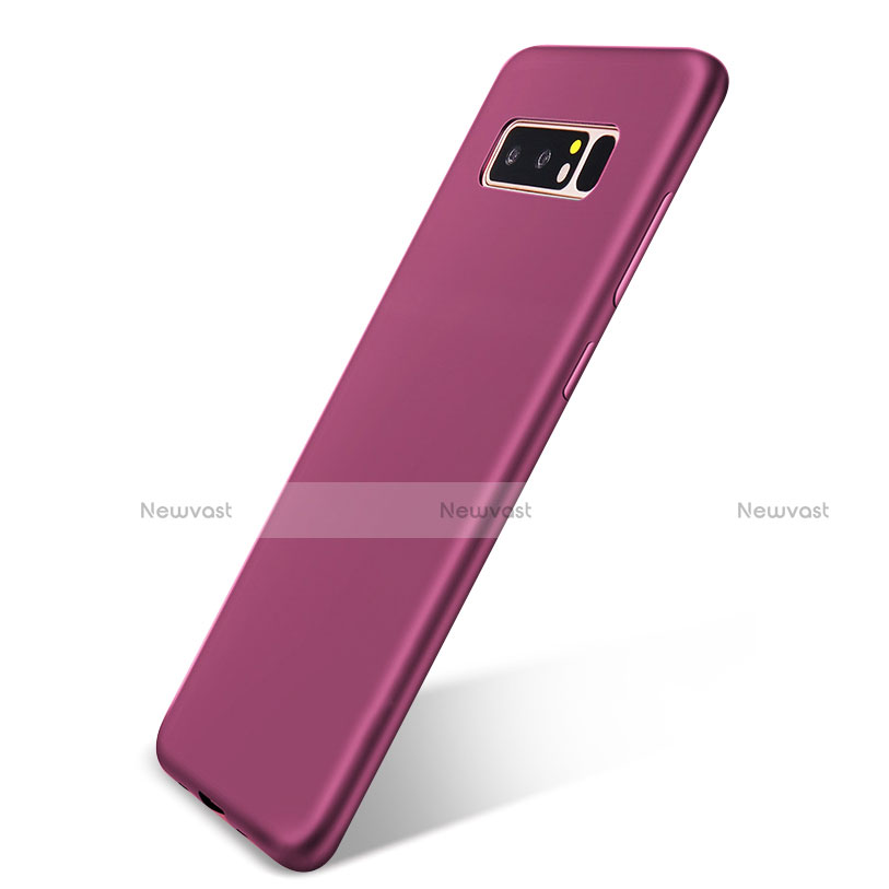 Ultra-thin Silicone Gel Soft Case S05 for Samsung Galaxy Note 8 Duos N950F Purple