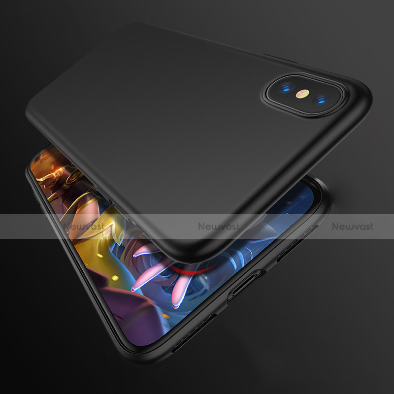 Ultra-thin Silicone Gel Soft Case S06 for Apple iPhone Xs Black