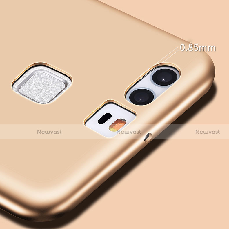 Ultra-thin Silicone Gel Soft Case S06 for Huawei P9 Plus Gold