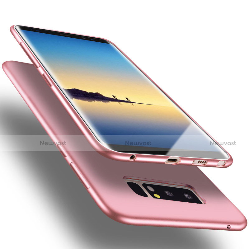 Ultra-thin Silicone Gel Soft Case S06 for Samsung Galaxy Note 8 Pink