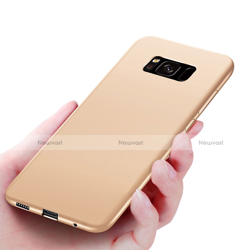 Ultra-thin Silicone Gel Soft Case S06 for Samsung Galaxy S8 Gold