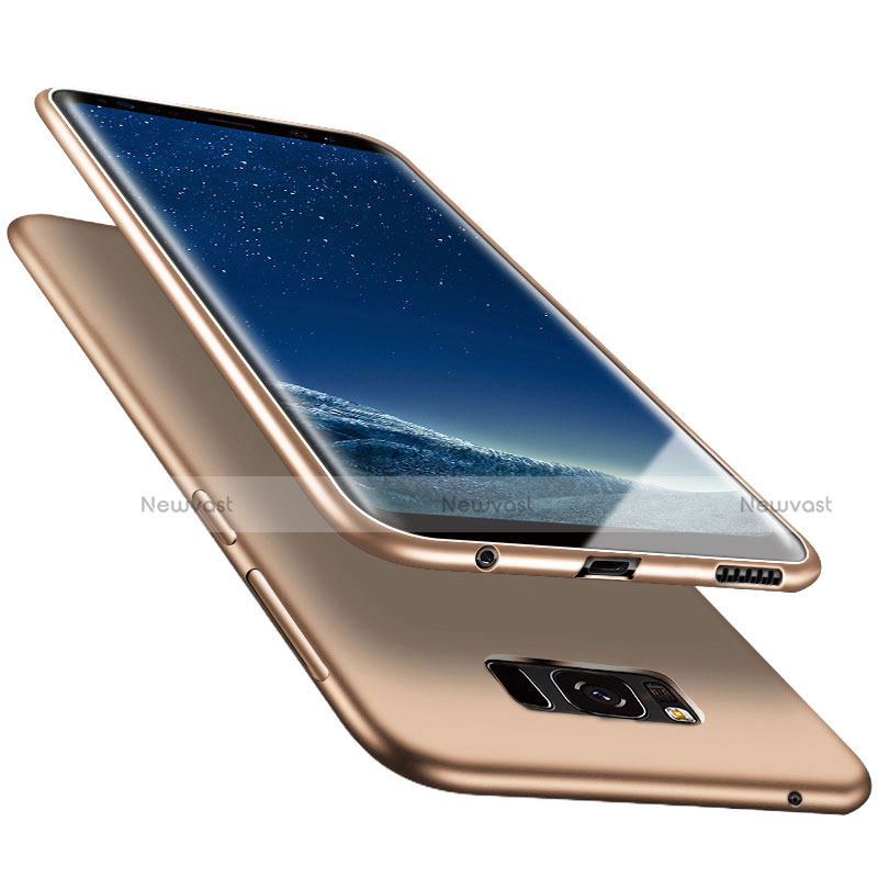 Ultra-thin Silicone Gel Soft Case S06 for Samsung Galaxy S8 Plus Gold