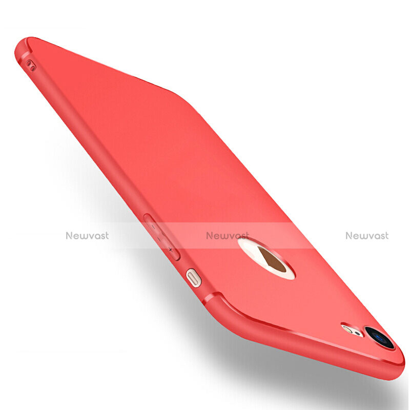 Ultra-thin Silicone Gel Soft Case S07 for Apple iPhone 7 Red