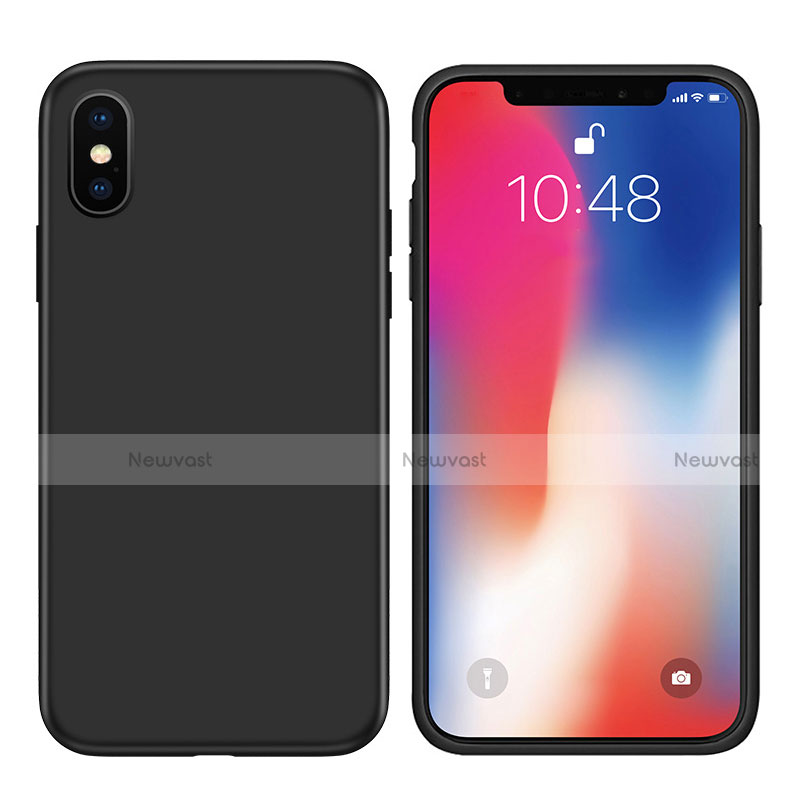 Ultra-thin Silicone Gel Soft Case S11 for Apple iPhone Xs Black