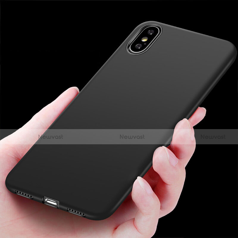 Ultra-thin Silicone Gel Soft Case S14 for Apple iPhone X Black