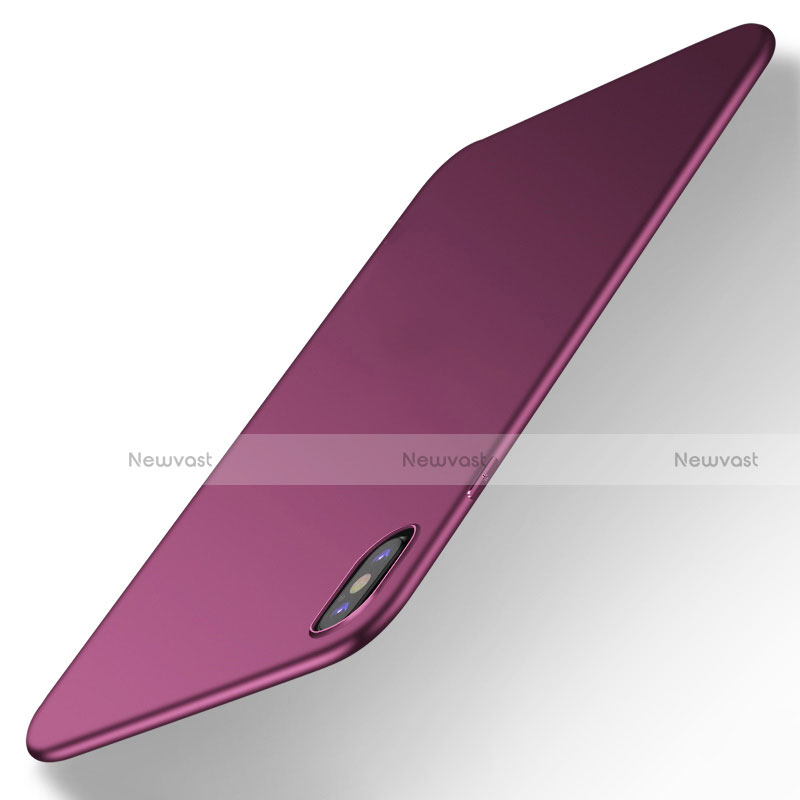 Ultra-thin Silicone Gel Soft Case S15 for Apple iPhone Xs Purple