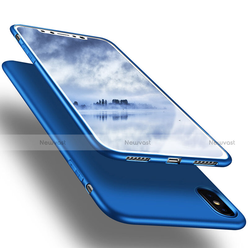 Ultra-thin Silicone Gel Soft Case S16 for Apple iPhone X Blue