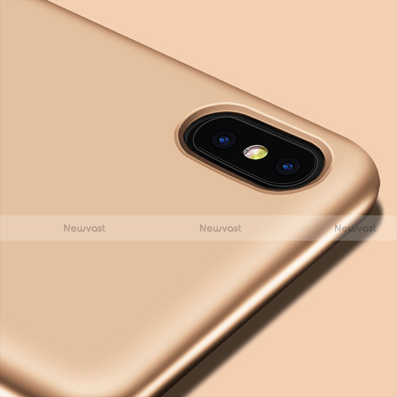 Ultra-thin Silicone Gel Soft Case S16 for Apple iPhone X Gold