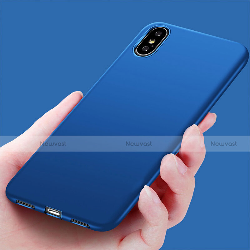 Ultra-thin Silicone Gel Soft Case S16 for Apple iPhone Xs Max Blue