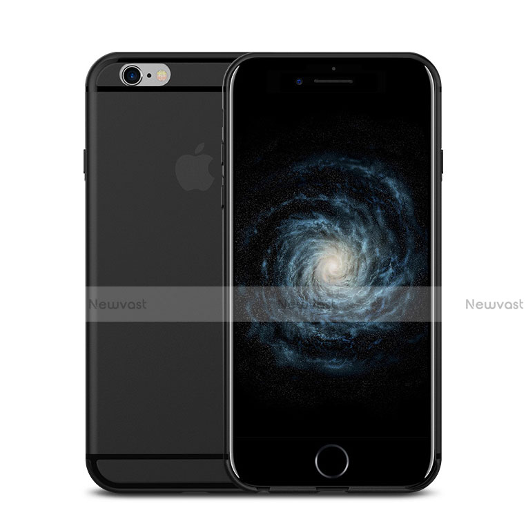 Ultra-thin Silicone Gel Soft Case U01 for Apple iPhone 6S Plus Black