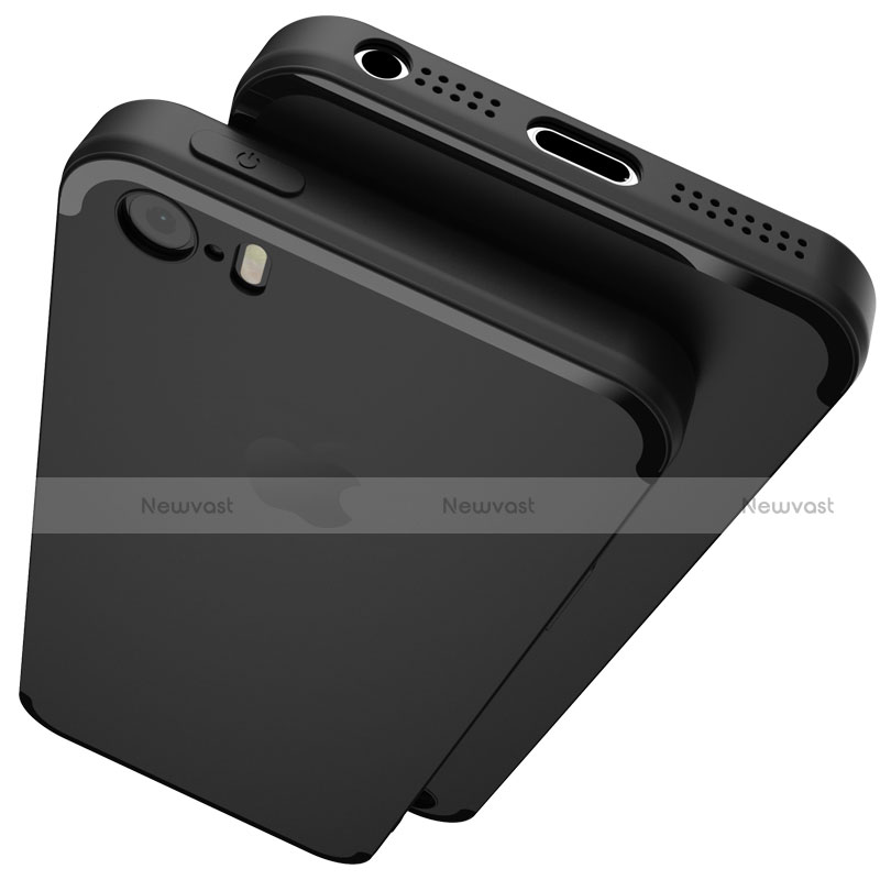 Ultra-thin Silicone Gel Soft Case U02 for Apple iPhone 5 Black