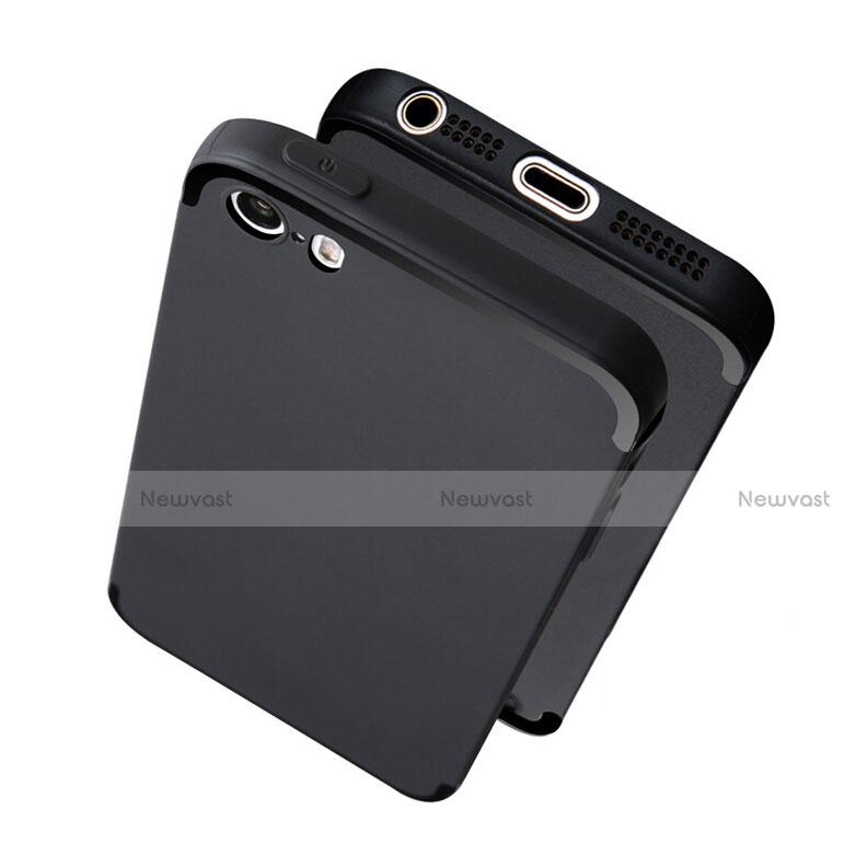 Ultra-thin Silicone Gel Soft Case U04 for Apple iPhone 5S Black