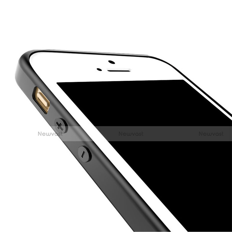 Ultra-thin Silicone Gel Soft Case U04 for Apple iPhone 5S Black