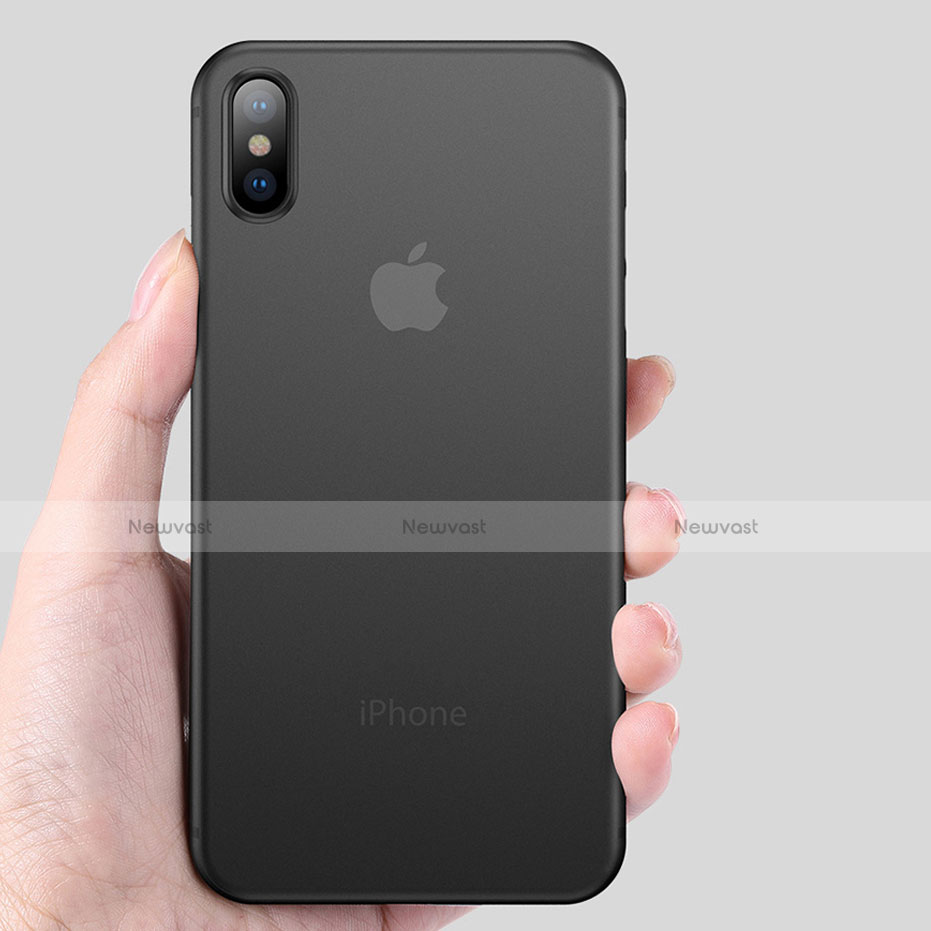 Ultra-thin Silicone Gel Soft Case V02 for Apple iPhone Xs Max Black