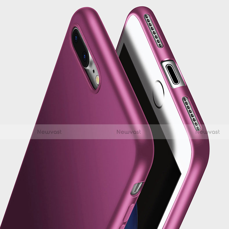 Ultra-thin Silicone Gel Soft Case Z10 for Apple iPhone 8 Plus Purple