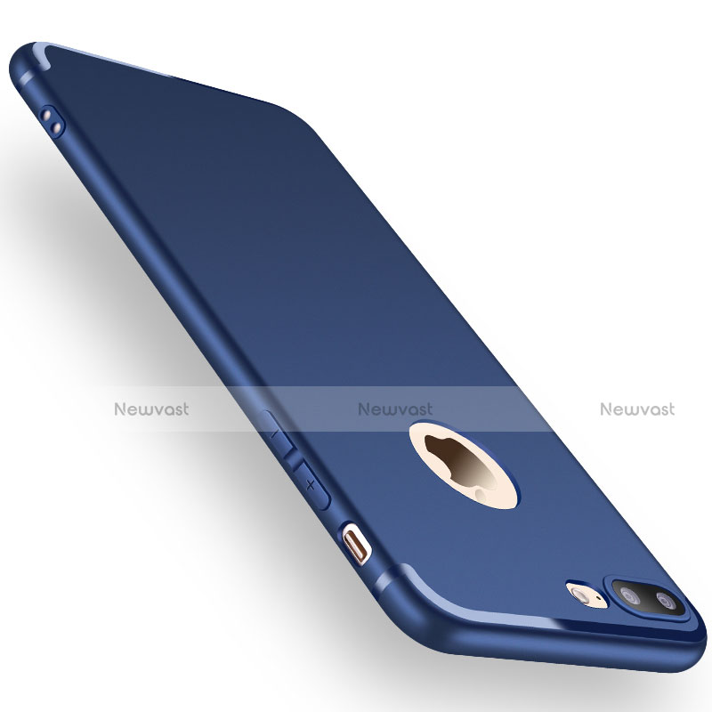 Ultra-thin Silicone Gel Soft Case Z15 for Apple iPhone 7 Plus Blue