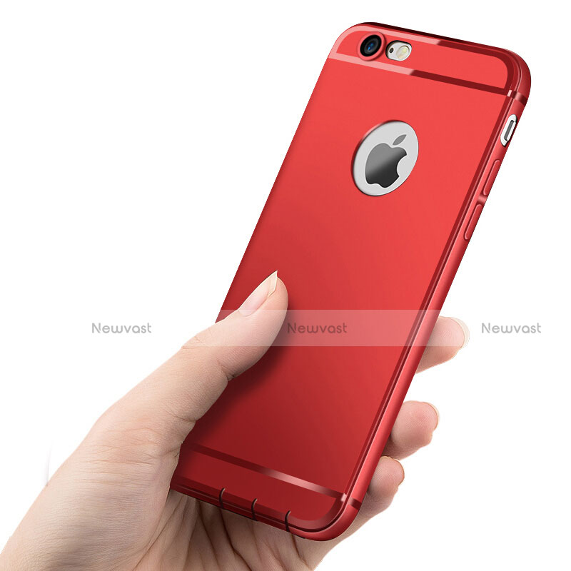 Ultra-thin Silicone Gel Soft Cover for Apple iPhone 6 Plus Red