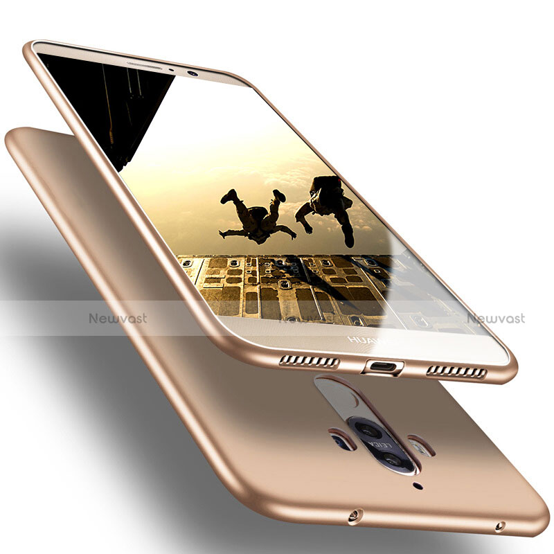 Ultra-thin Silicone Gel Soft Cover for Huawei Mate 10 Pro Gold