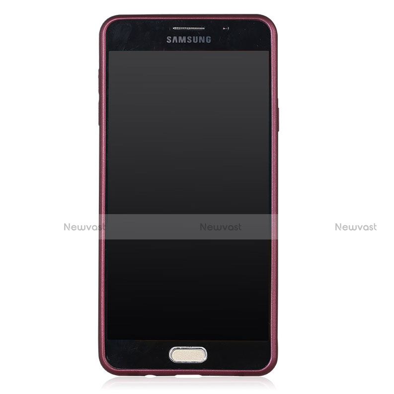 Ultra-thin Silicone Gel Soft Cover for Samsung Galaxy A3 (2017) SM-A320F Red