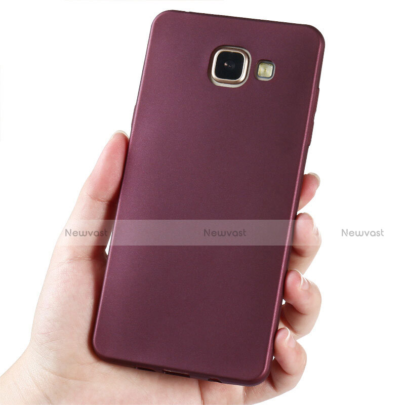 Ultra-thin Silicone Gel Soft Cover for Samsung Galaxy A5 (2016) SM-A510F Purple