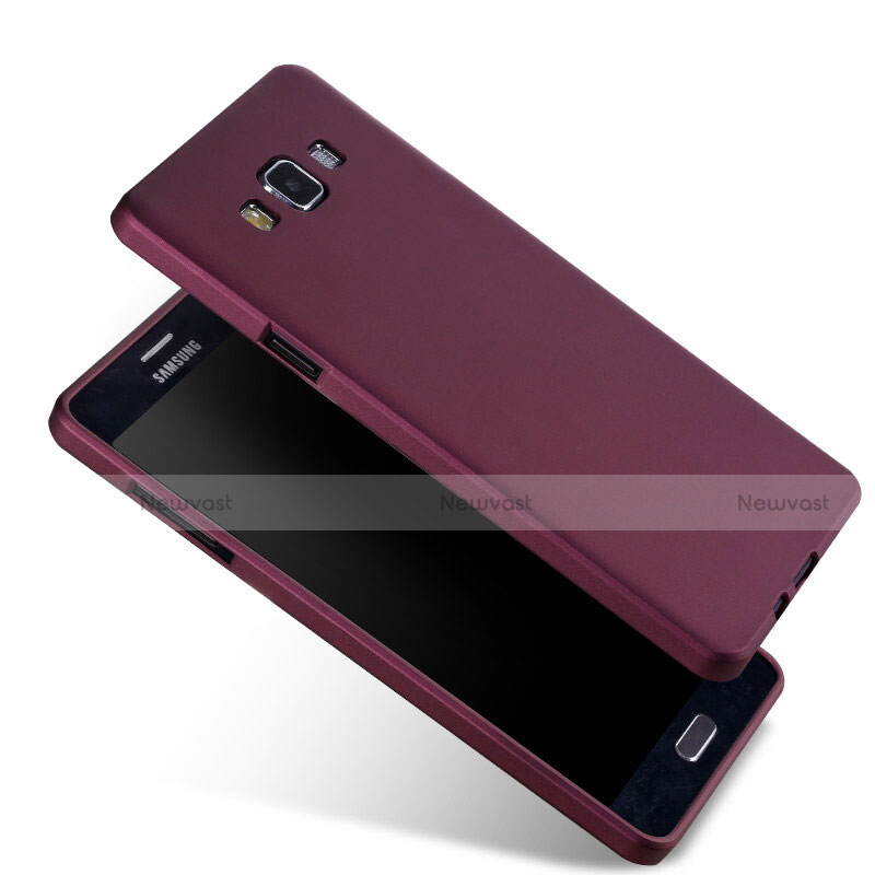 Ultra-thin Silicone Gel Soft Cover for Samsung Galaxy A7 Duos SM-A700F A700FD Purple